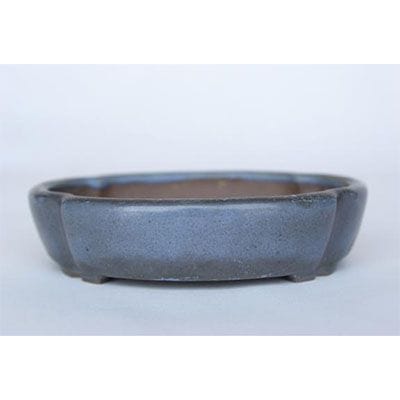 高雄香葉　盆栽鉢 〈赤繪山水切立長方鉢 Koyo） 日本盆缽作家《高雄香葉》（Takao 水盤