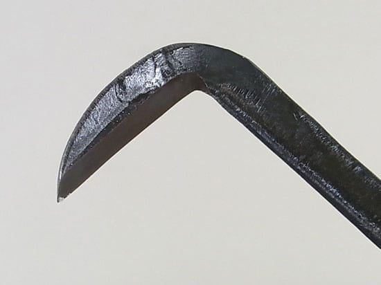 神・舎利作り彫刻刀 鎌型　右　No.87C