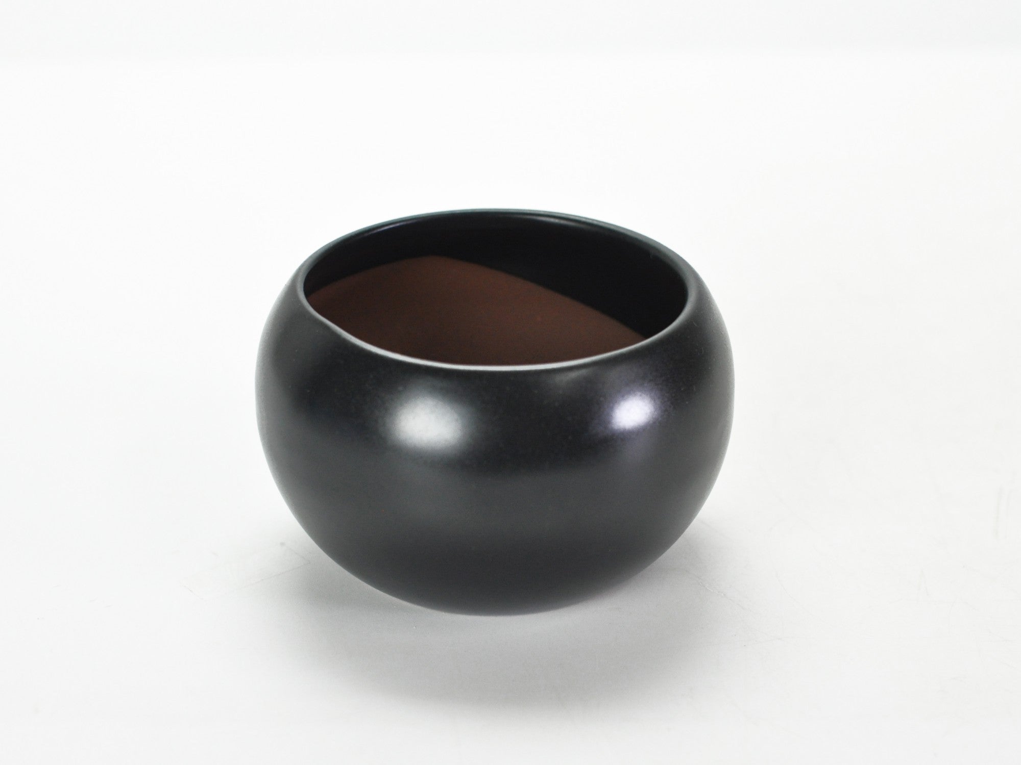盆栽鉢 万古焼 黒 3.5号 1504-CS 幅10.8cm×高さ6.8cmを販売 盆栽鉢 万古焼 黒 3.5号 1504-CS 幅10.8cm×高さ6.8cmを販売