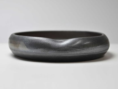 水盤銀 銀彩えくぼ丸 10号