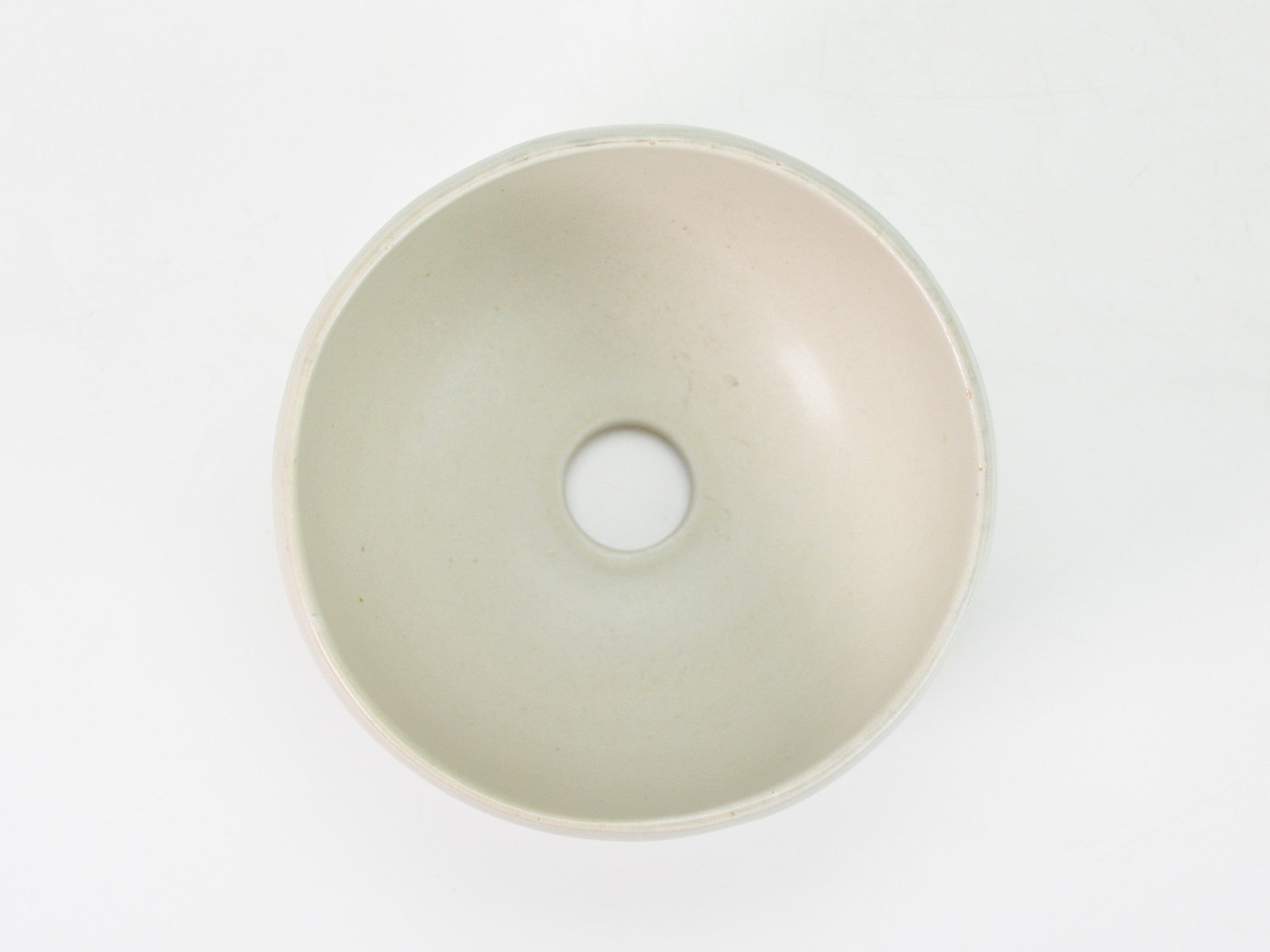 美濃焼 盆栽鉢 丸変形 4号 ホワイト 幅12cm×高さ6.4cmの販売｜盆栽妙