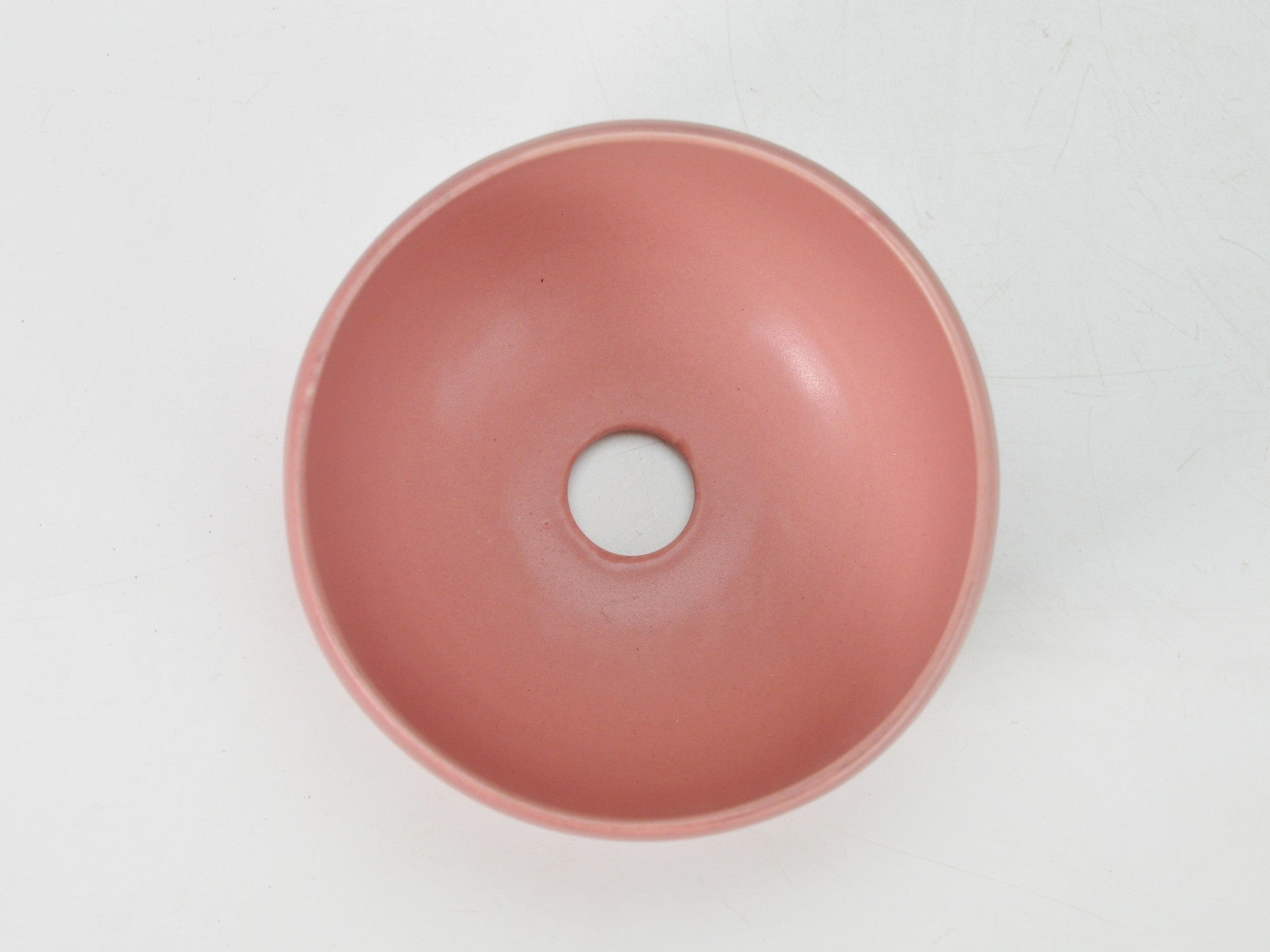 万古焼】 丸変形 4号 ピンク 幅12cm×高さ6.4cmの販売｜盆栽妙 – 盆栽妙