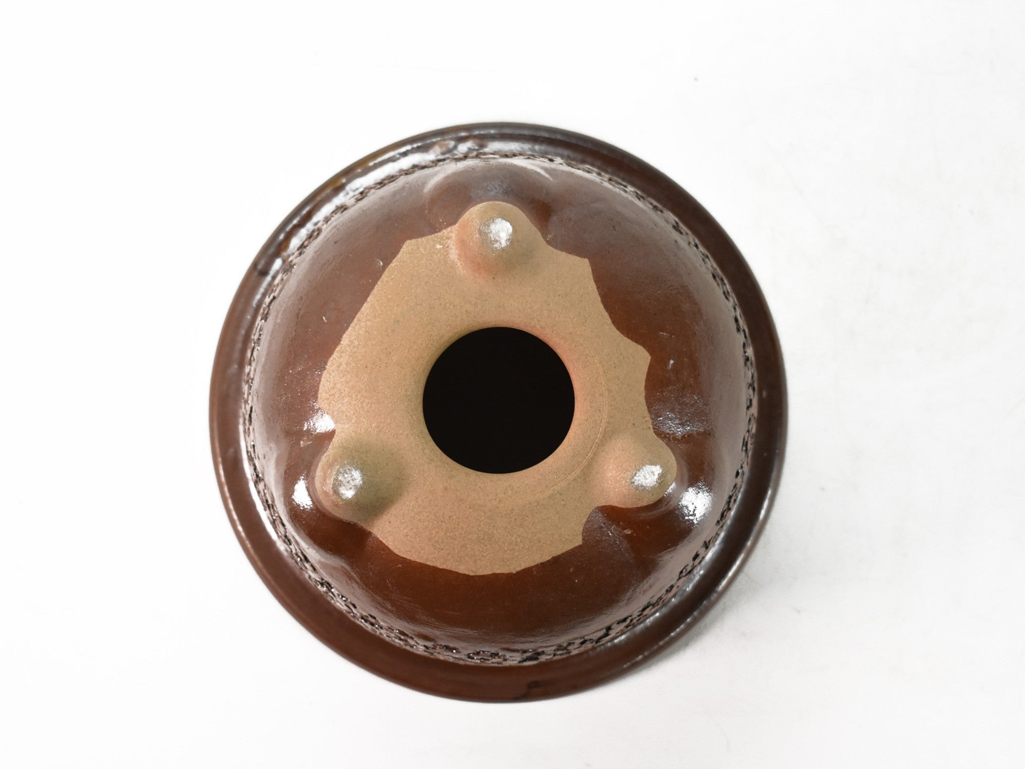 信楽焼 イラボ松皮観音竹鉢 7号 幅22.5cm×高さ16.5cmの販売｜盆栽妙