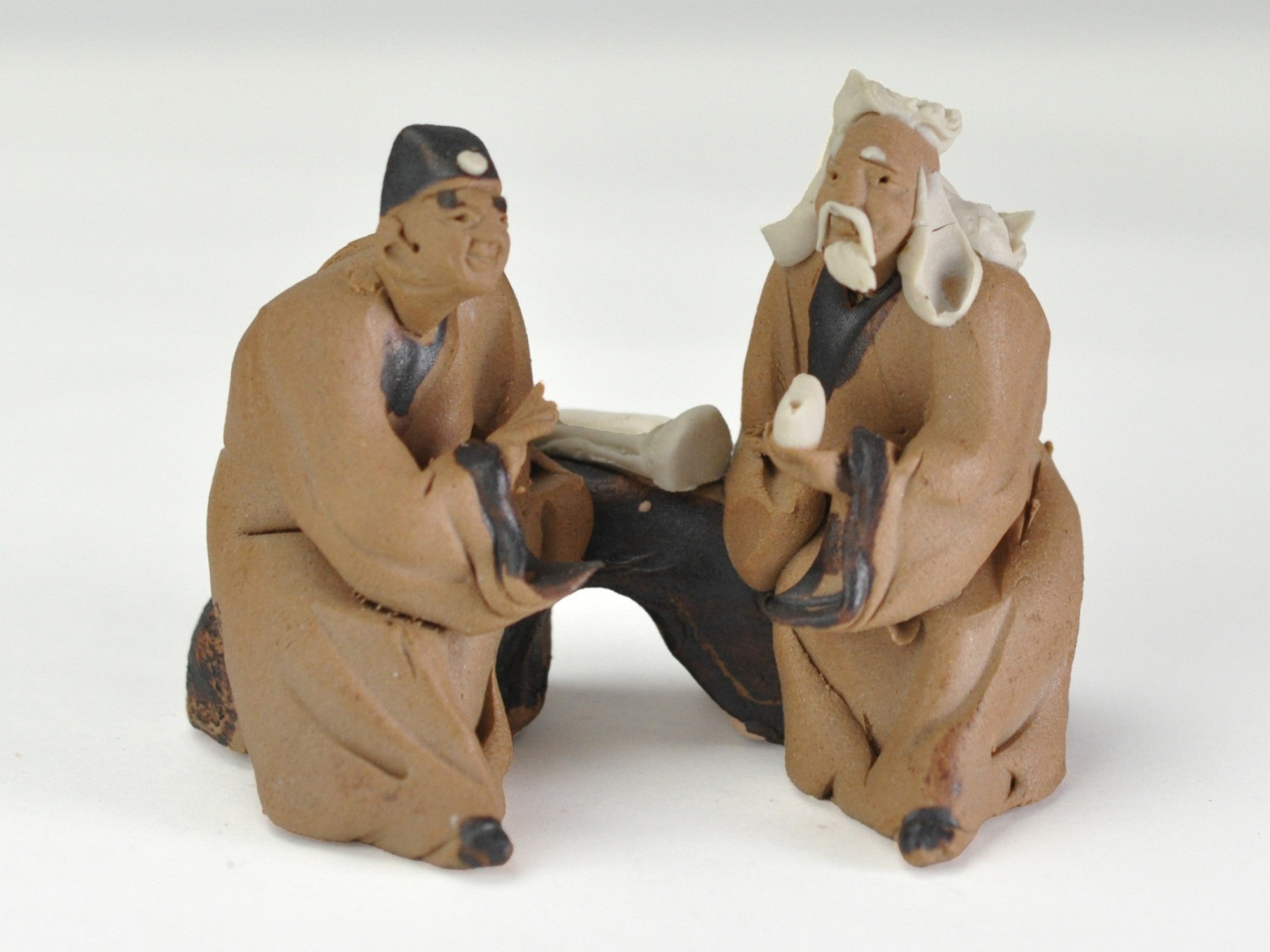 木村陶峰 備前焼 鯉仙人置物 琴高仙人 細工物 魚 縁起物 工芸品 インテリア Yahoo!オークション - 金属工芸 鯉 人物 置物 鉄製 琴高仙人