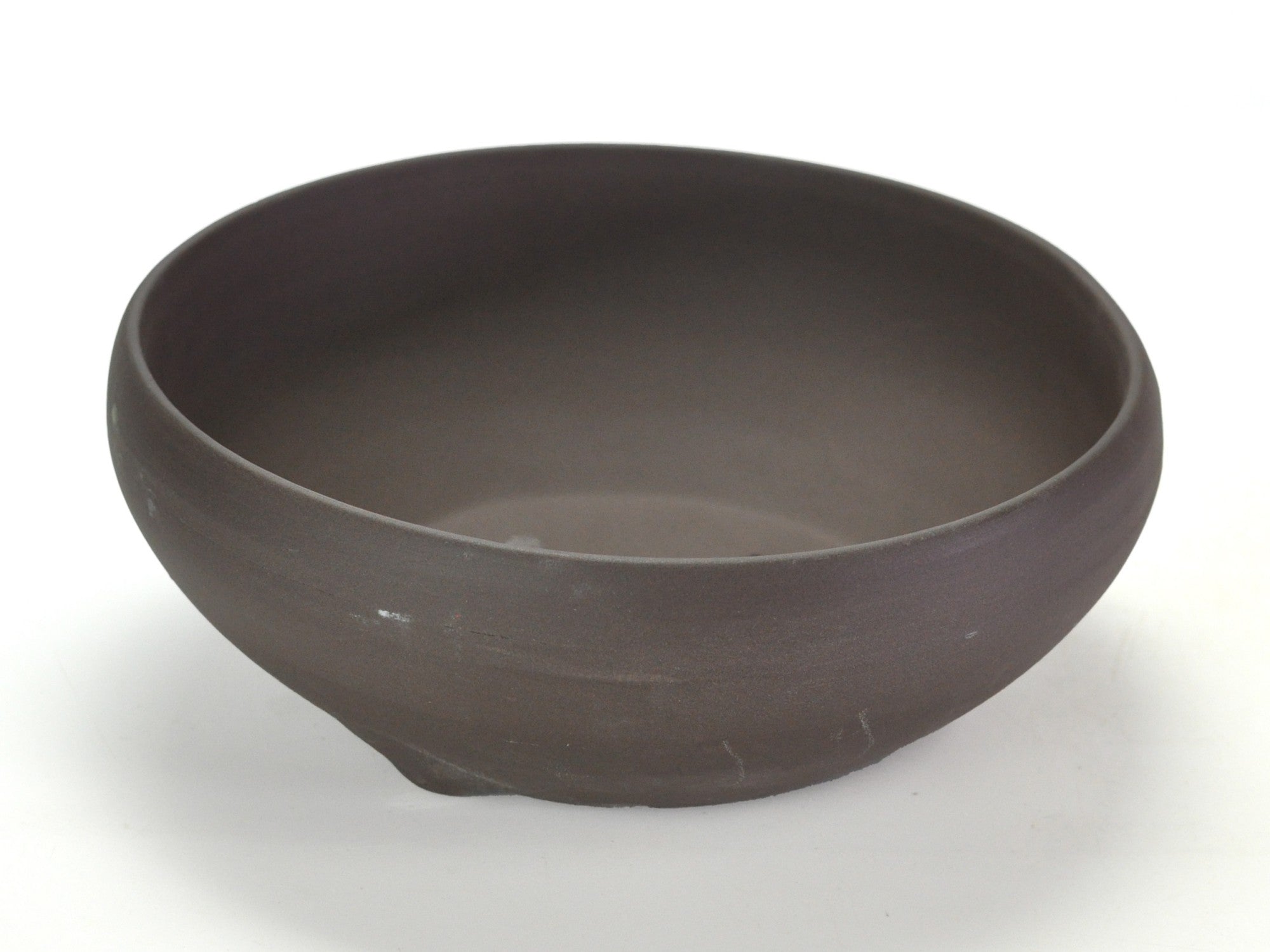 瀬戸焼 ウ泥7.5号鉄鉢 幅23.7cm奥行き23.7cm高さ8.5cmの販売｜盆栽妙