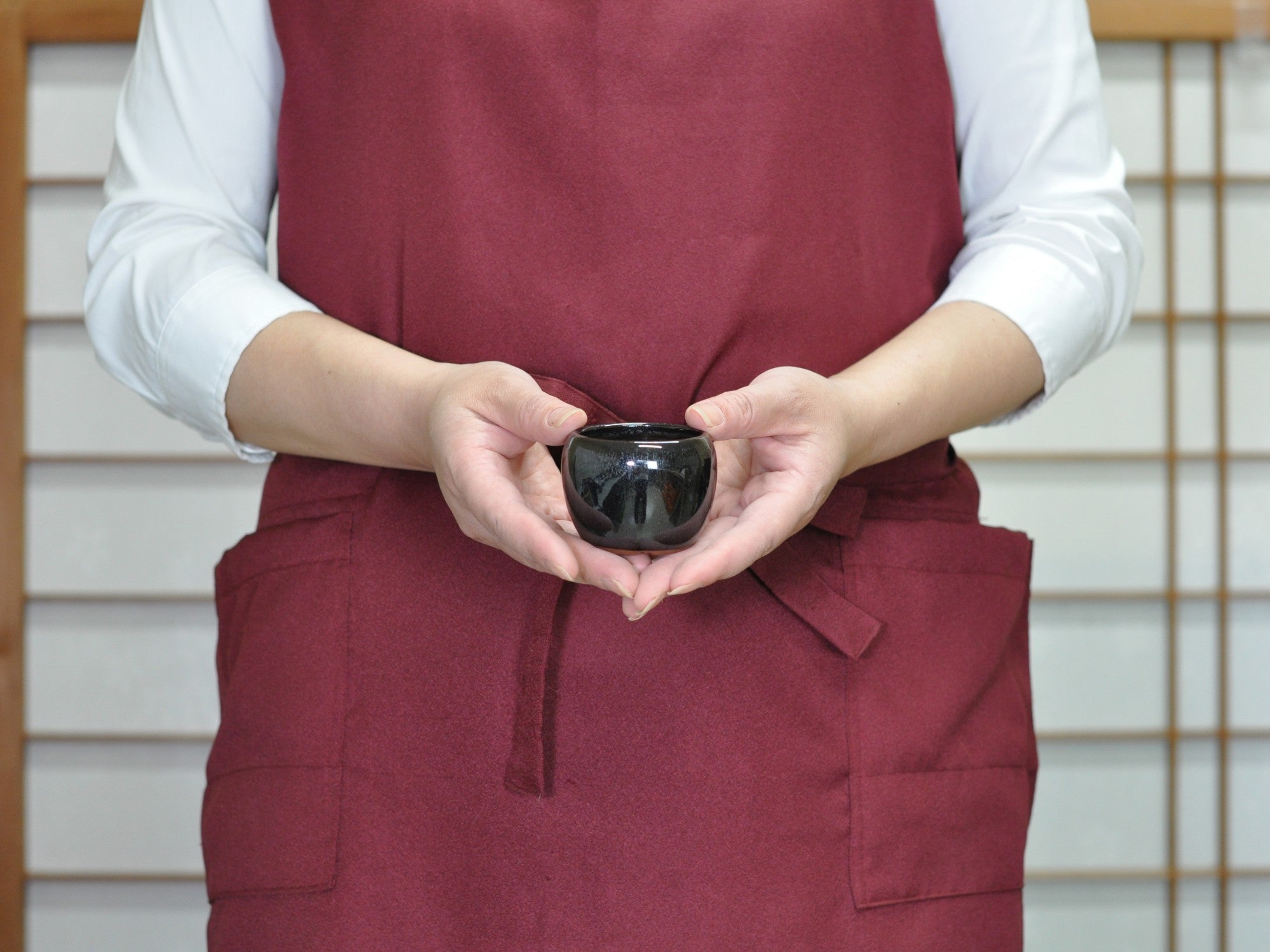 万古焼 天目2号丸鉢 幅6.2cm奥行6.2cm高さ5cmの販売｜盆栽妙 – 盆栽妙 本店