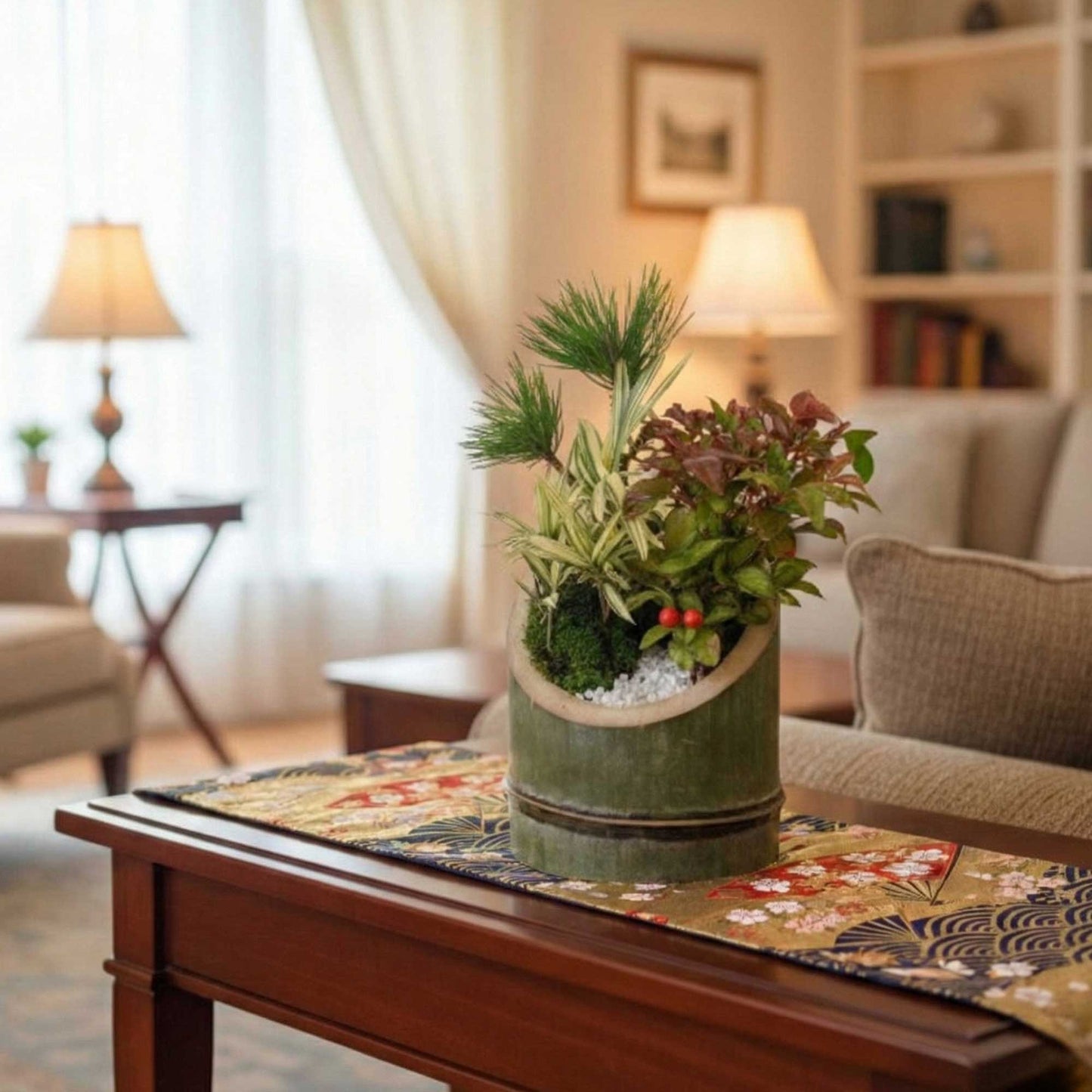 門松風寄せ植え【12月23日以降にお届け】