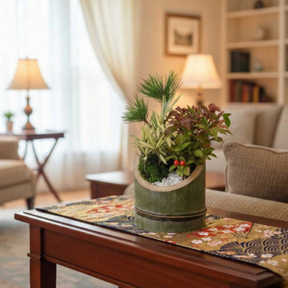 門松風寄せ植え【12月23日以降にお届け】