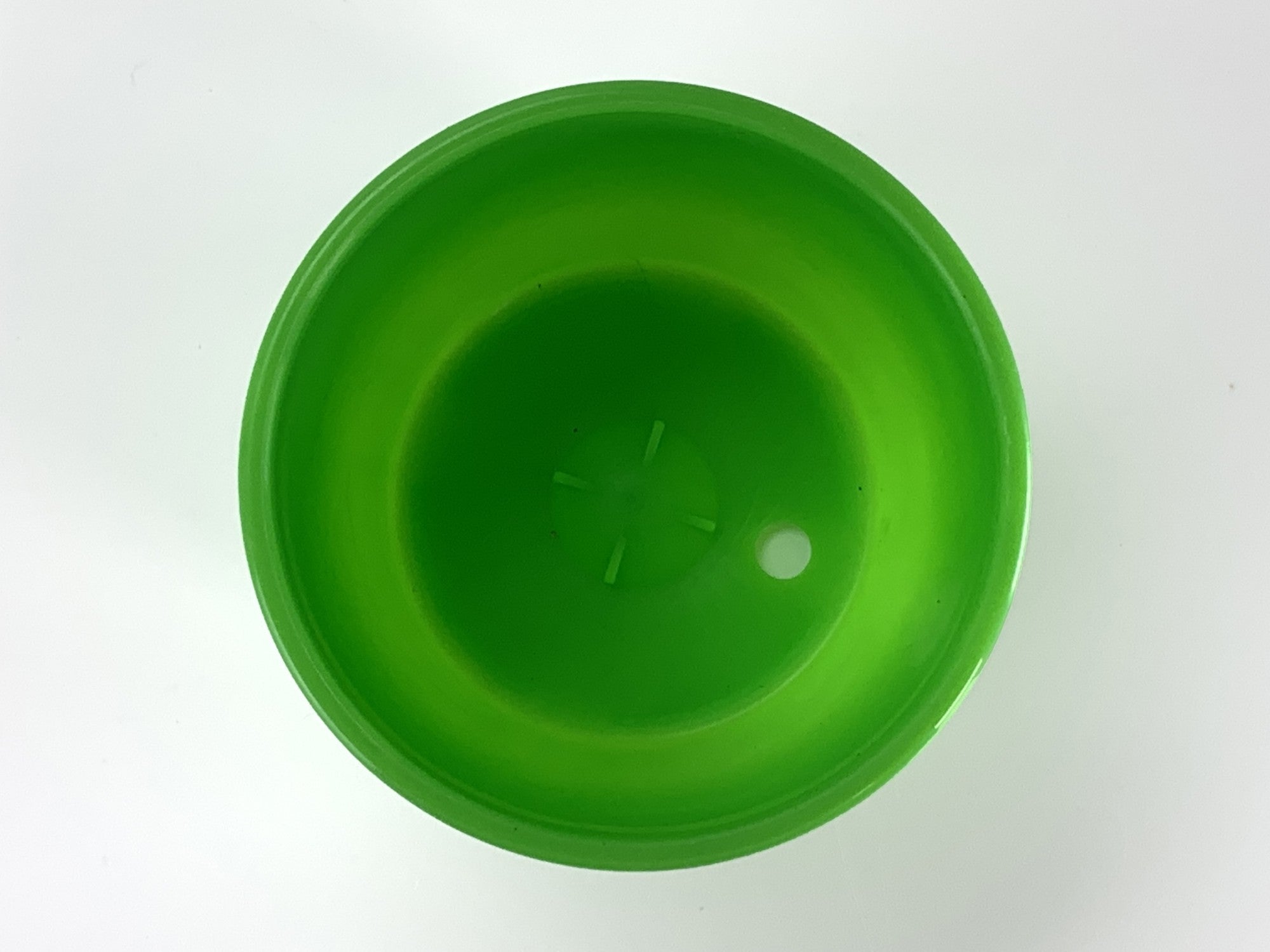 プラ鉢 2.5号 ミニラウンド鉢 グリーン 幅8.5cm×高さ7.7cm の販売