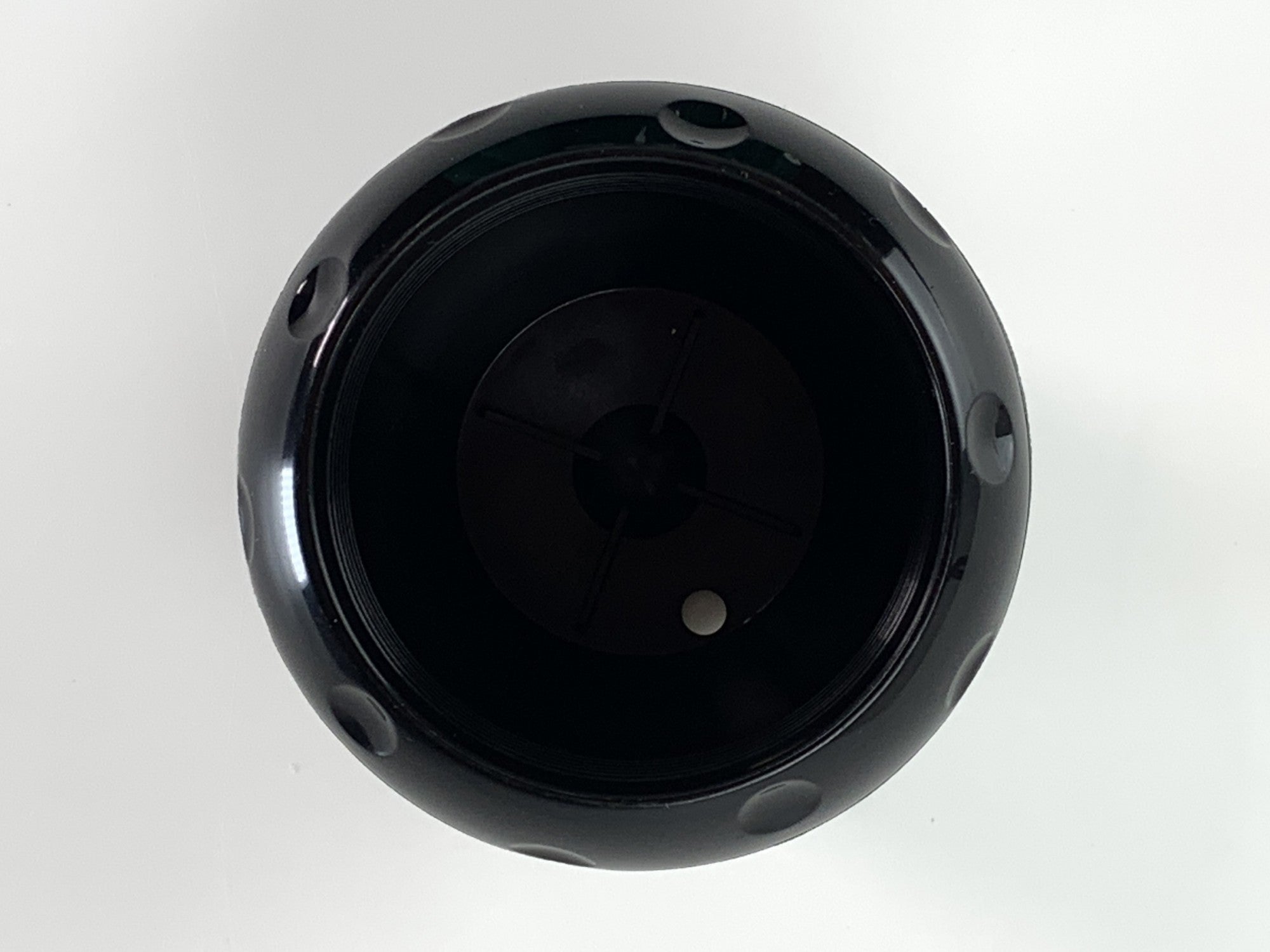 プラ鉢 2.5号 マッシュルームポット ブラック 幅8cm×高さ6.4cm の販売