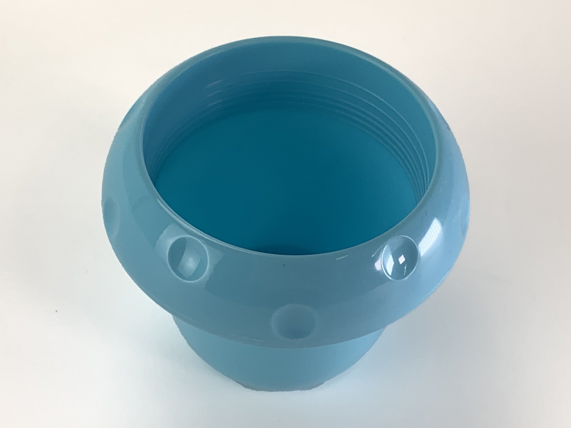 プラ鉢 2.5号 マッシュルームポット スカイブルー 幅8cm×高さ6.4