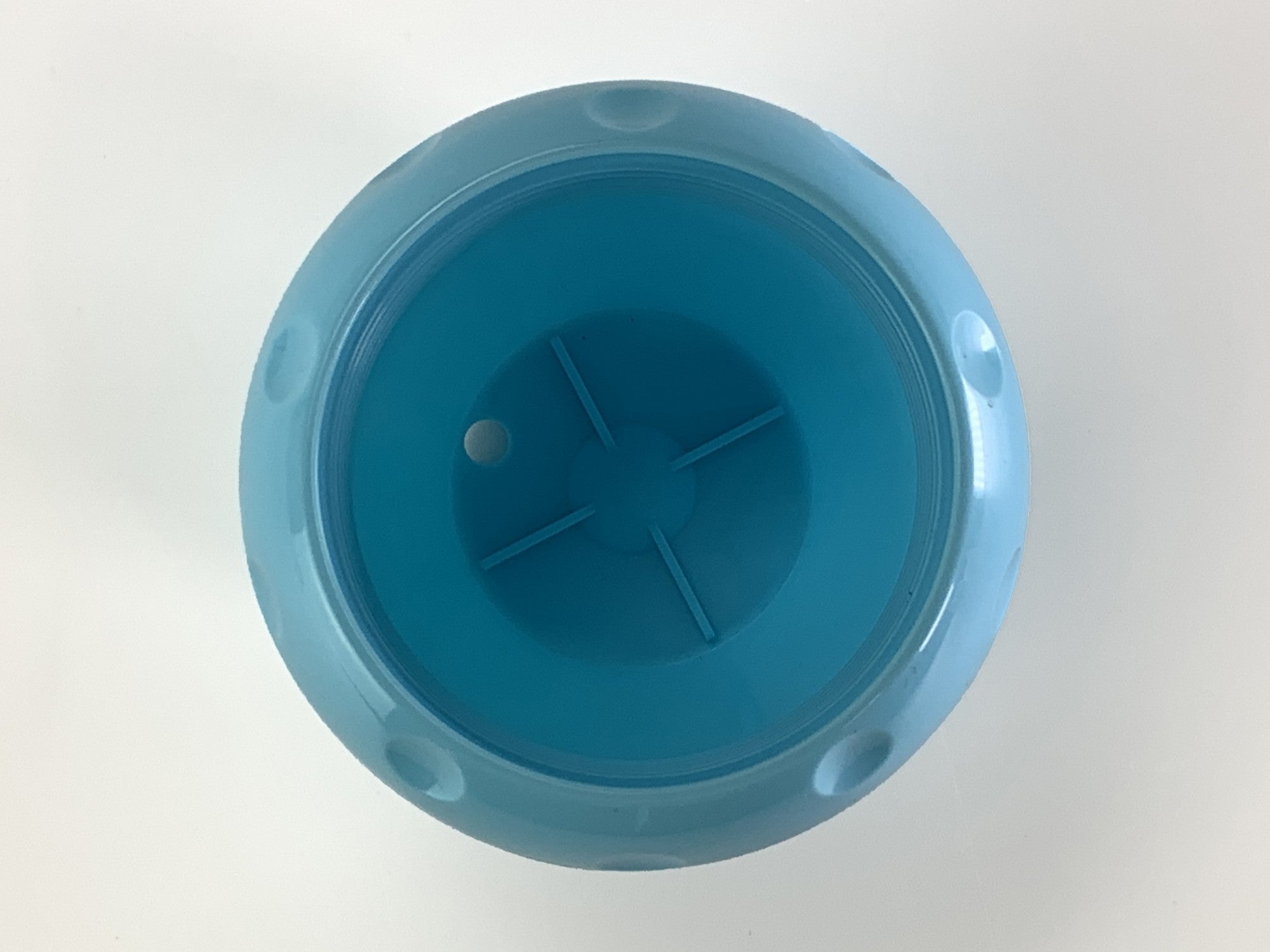 プラ鉢 2.5号 マッシュルームポット スカイブルー 幅8cm×高さ6.4