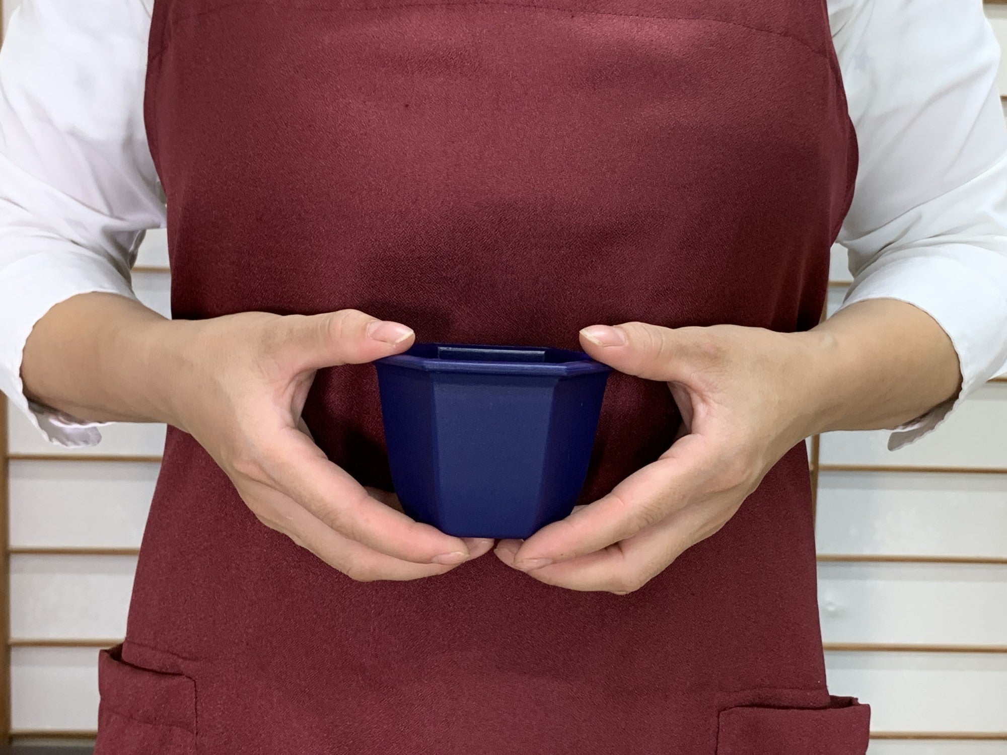 プラ鉢 3号 八角鉢 青 3RK 幅9cm×高さ7cm の販売｜盆栽妙 – 盆栽妙 本店