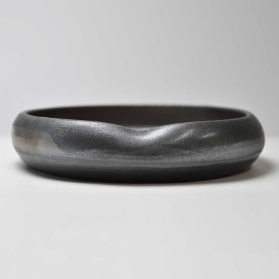 水盤銀 銀彩えくぼ丸 10号