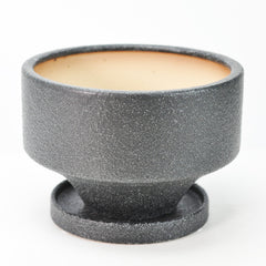 シムル 受け皿付き ブラック 5号 幅15cm×高さ10cm