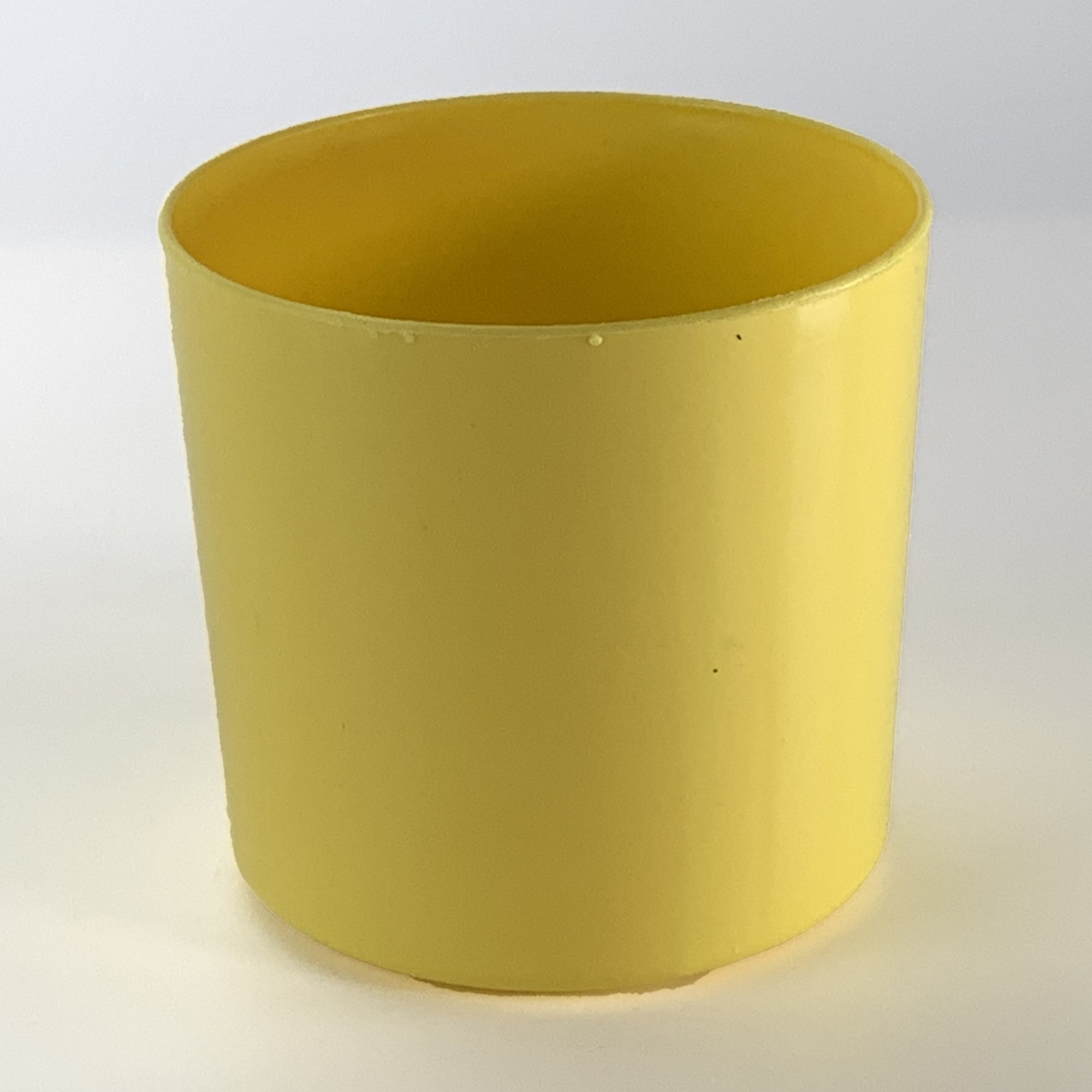 プラ鉢 3号 スタンダード円柱型鉢 イエロー 3Z 幅9.3cm×高さ8.9cm の
