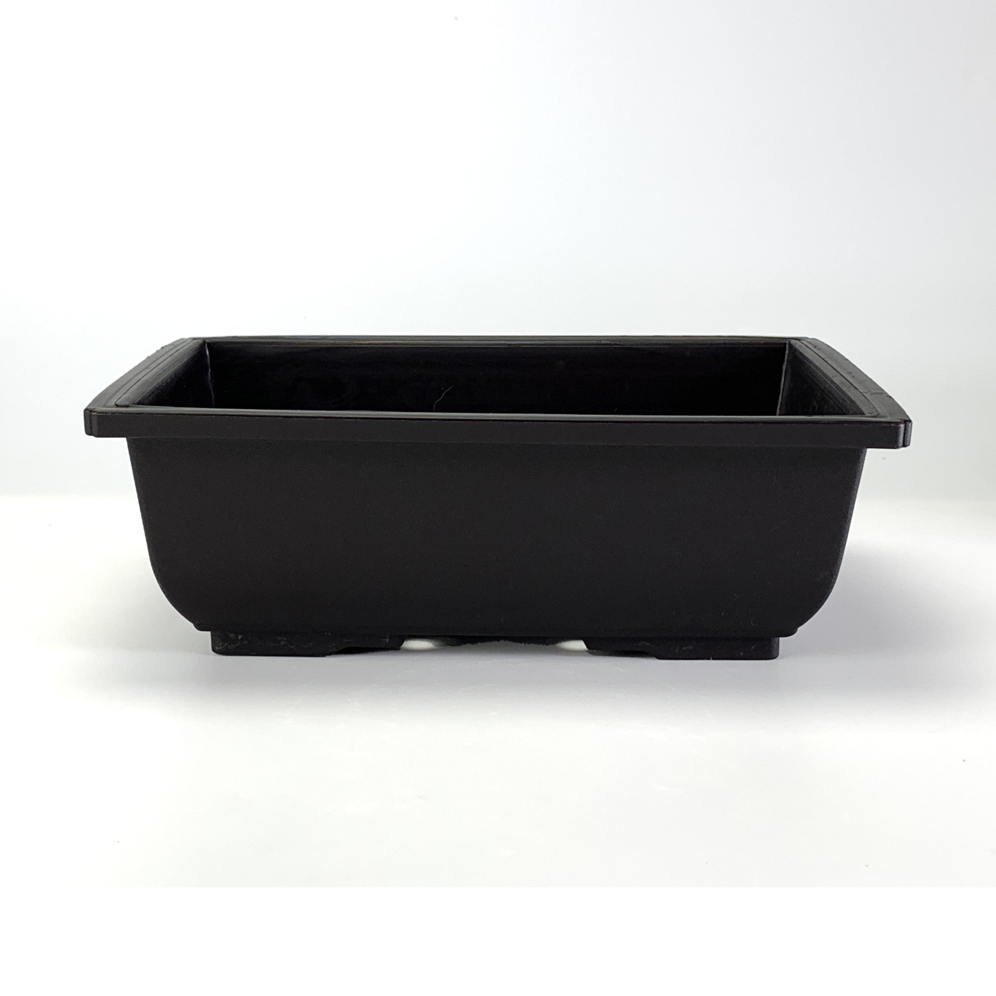 プラ鉢 7.5号 長角鉢 こげ茶 幅23.5cm×奥行17.6cm×高さ7.9cm の販売
