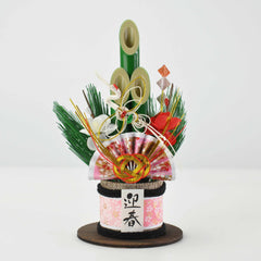 造花 卓上門松 小 高さ20cm