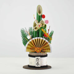 造花 卓上門松 中 高さ26cm