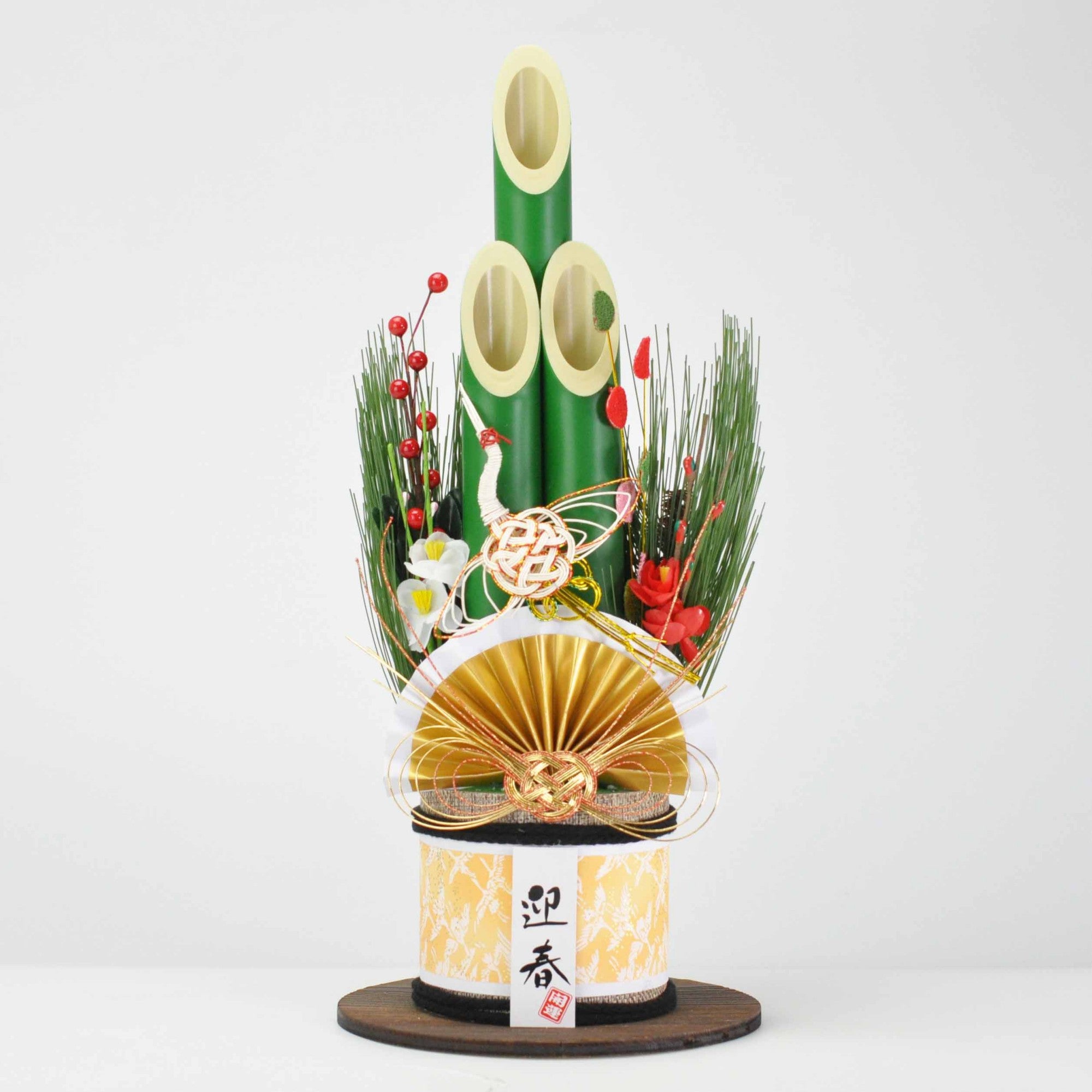 造花 卓上門松 大 高さ39cm