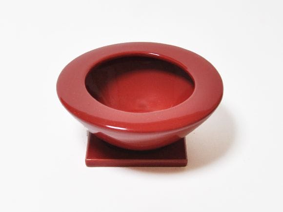 あすか赤S穴有 6号 幅18x7cm