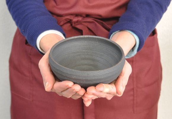 藤久手作り鉢　おわん型【4号】【信楽焼】