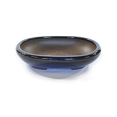 盆栽鉢 常滑焼 ウ泥長角 窓入 W27.5cm×D20.5cm×