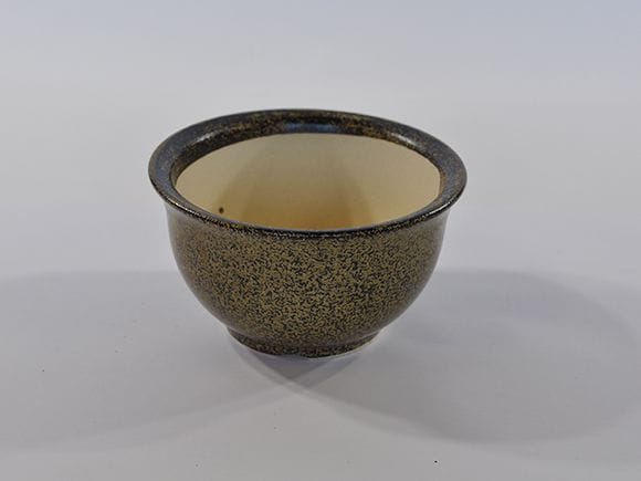 金そばおわん型【5号】【山野草鉢】【信楽焼】