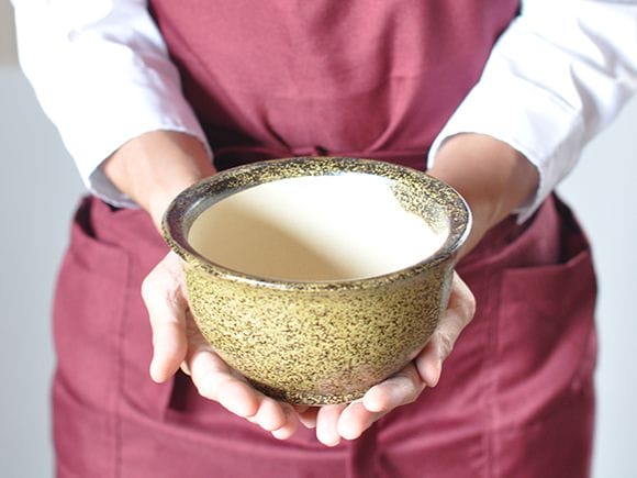 金そばおわん型【5号】【山野草鉢】【信楽焼】