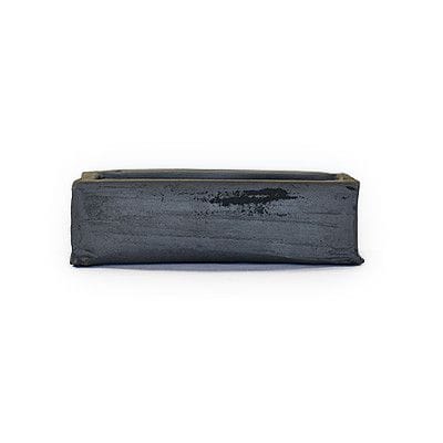 いぶし長方【6号】【山野草鉢】【信楽焼】