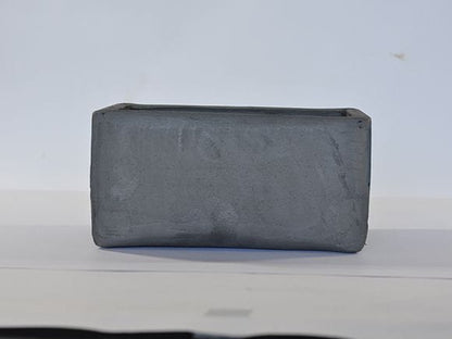 いぶし長方【7号】【山野草鉢】【信楽焼】