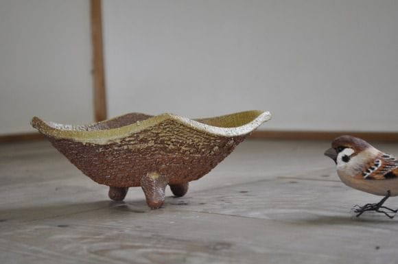 舟形 イラボ【山野草鉢】【7号】【信楽焼】を販売｜一から始める盆栽妙