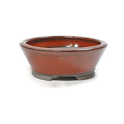 【瀬戸焼】4号鉢 茶丸