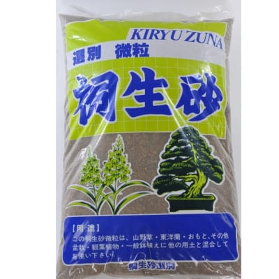 桐生砂【微粒3mm-LL】選別  重さ:12kg  内容量:14L