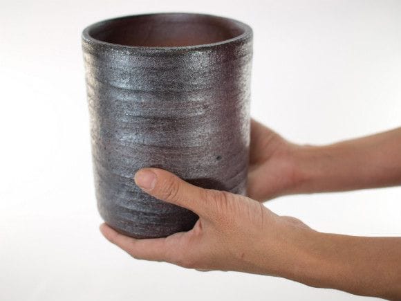 植木鉢】【陶器鉢】 鉄イラボ切立 4号鉢を販売｜盆栽妙 – 盆栽妙 本店