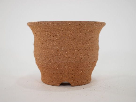 【信楽焼】【植木鉢】胴締 3.5号鉢