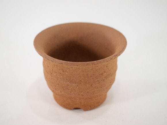 【信楽焼】【植木鉢】胴締 3.5号鉢
