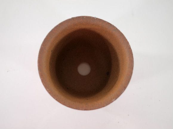 737.秋直 辰砂釉切立長方 盆栽鉢 植木鉢 5.6*4.7*3cm 長方鉢紫砂の鉢盆栽鉢 植木鉢 小品盆栽鉢 大品盆栽鉢