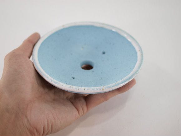 植木鉢 陶器 青 青陶鉢 六方鉢 盆栽鉢 植木鉢 小品盆栽鉢 大品