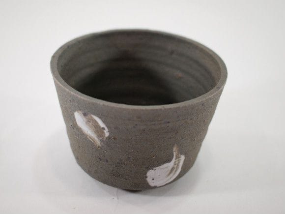 【信楽焼】【植木鉢】飛白釉中深 3号鉢