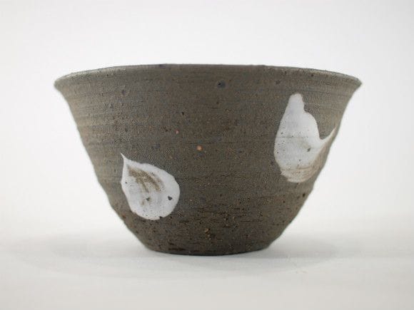 【信楽焼】【植木鉢】飛白釉ソリ浅 4号鉢