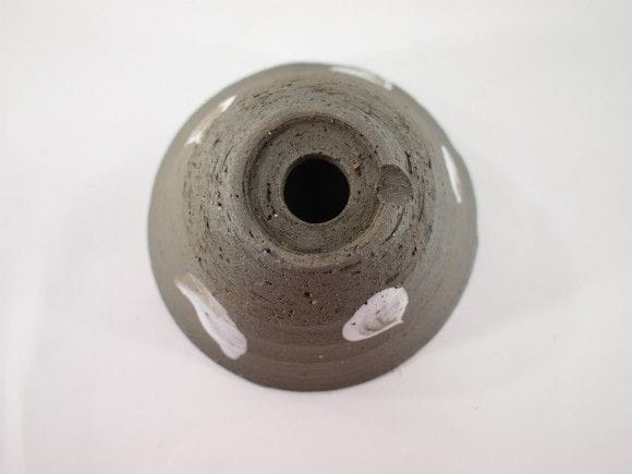 【信楽焼】【植木鉢】飛白釉ソリ浅 4号鉢