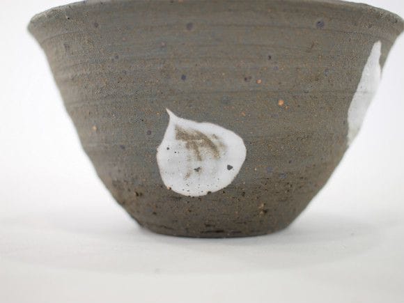 【信楽焼】【植木鉢】飛白釉ソリ浅 4号鉢