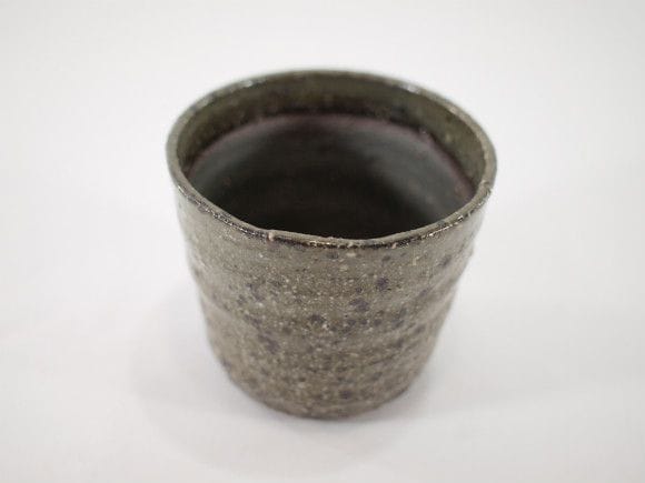 【信楽焼】【植木鉢】緑釉切立 2.5号鉢