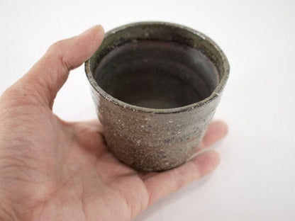 【信楽焼】【植木鉢】緑釉切立 2.5号鉢
