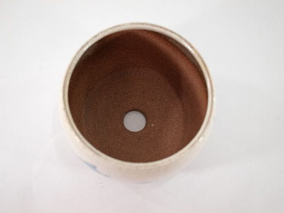 植木鉢】【陶器鉢】 粉引絵付(千鳥) 3.5号鉢を販売｜盆栽妙 – 盆栽妙 本店