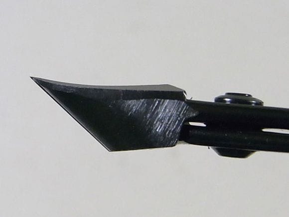先細又枝切　バネ付 全長180mm　No.6C