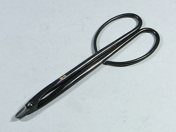 盆栽道具　白鋼先細針金切　大 全長200mm　NO.20D