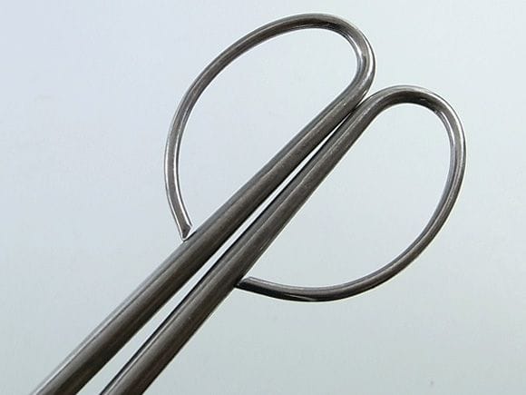 盆栽道具 ステンレス 針金切 足長 全長190mm NO.845の販売｜針金切の