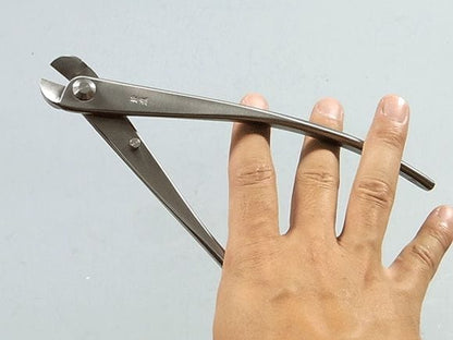 盆栽道具　ステンレス　針金切 小　全長180mm　NO.814